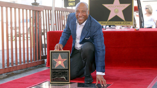 HOLLYWOOD, CALIFORNIA - OCTOBER 20: Byron Allen attends the Hollywood Walk of Fame Star Ceremony for Byron Allen on October 20, 2021 in Hollywood, California.