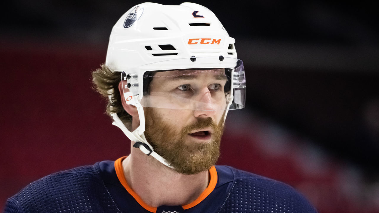 OTTAWA, ON - JANUARY 31: Edmonton Oilers Defenceman Duncan Keith (2) looks on during the first period of the NHL game between the Ottawa Senators and the Edmonton Oilers on January 31, 2022 at the Canadian Tire Centre in Ottawa, Ontario, Canada.