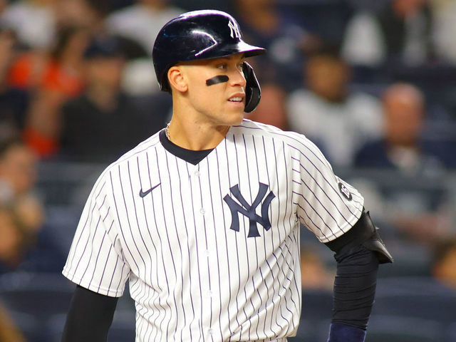 Aaron Judge of the New York Yankees in action against the Tampa Bay News  Photo - Getty Images