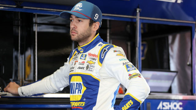 DAYTONA BEACH, FLORIDA - FEBRUARY 19: Chase Elliott, driver of the #9 NAPA Auto Parts Chevrolet, waits in the garage area during practice for NASCAR Cup Series 64th Annual Daytona 500 at Daytona International Speedway on February 19, 2022 in Daytona Beach, Florida.