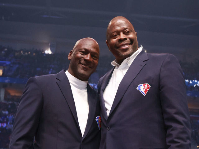 Jordan, Magic honored with 75th anniversary team at NBA All-Star halftime –  The Denver Post