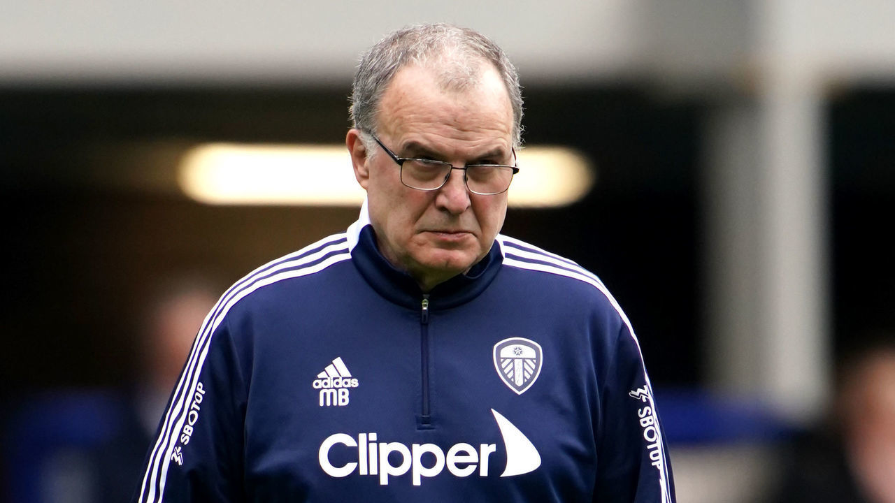 Leeds United manager Marcelo Bielsa arrives for the Premier League match at Goodison Park, Liverpool. Picture date: Saturday February 12, 2022.
