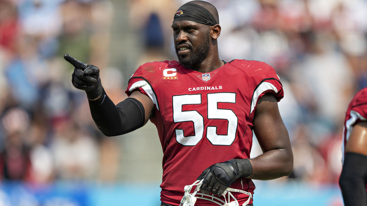 Download NFL Arizona Cardinals Chandler Jones Player Number 55 Wallpaper