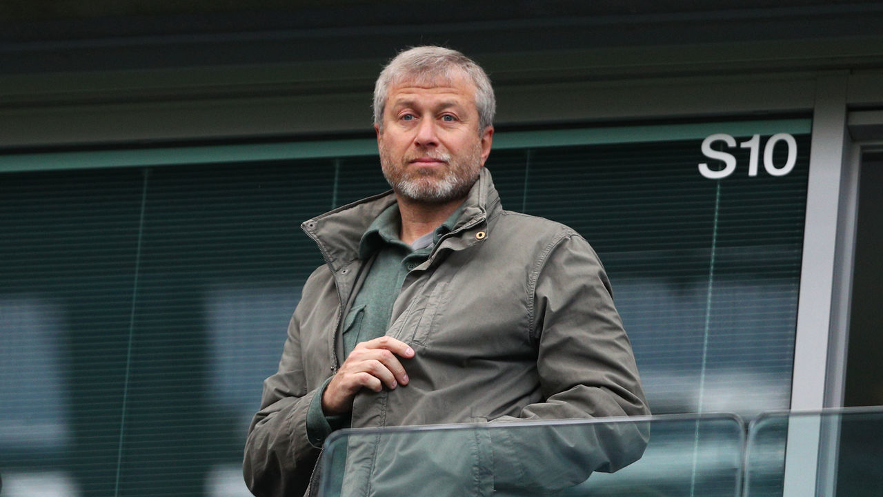 LONDON, ENGLAND - APRIL 16: Chelsea owner Roman Abramovich looks on from the stands during the Barclays Premier League match between Chelsea and Manchester City at Stamford Bridge on April 16, 2016 in London, England.
