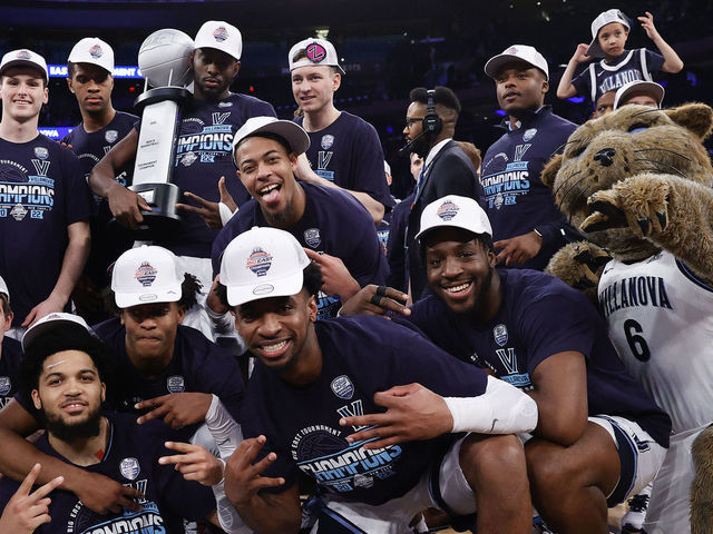 Photos of Villanova winning the Big East Tournament