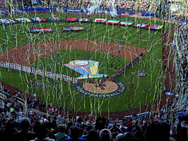 LOS ANGELES, CA - MARCH 22: General view of Dodger Stadium for the final game of the 2017 World Baseball Classic between Puerto Rico and the United States March 22, 2017 in Los Angeles, California.