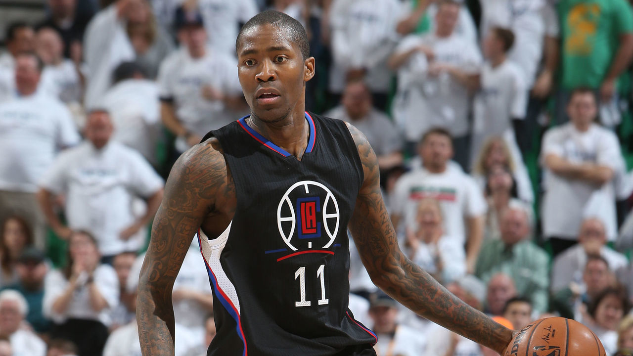 SALT LAKE CITY, UT - APRIL 21: Jamal Crawford #11 of the LA Clippers handles the ball against the Utah Jazz during Game Three of the Western Conference Quarterfinals of the 2017 NBA Playoffs on April 21, 2017 at vivint.SmartHome Arena in Salt Lake City, Utah. Mandatory Copyright Notice: Copyright 2017 NBAE