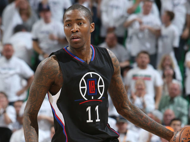 SALT LAKE CITY, UT - APRIL 21: Jamal Crawford #11 of the LA Clippers handles the ball against the Utah Jazz during Game Three of the Western Conference Quarterfinals of the 2017 NBA Playoffs on April 21, 2017 at vivint.SmartHome Arena in Salt Lake City, Utah. Mandatory Copyright Notice: Copyright 2017 NBAE