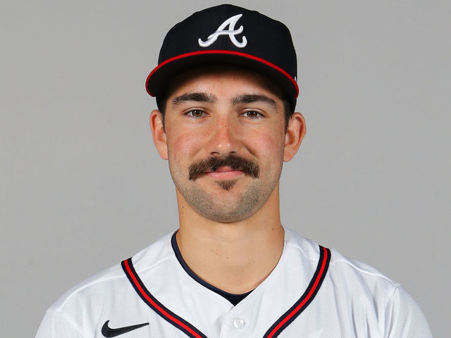 Spencer Strider of the Atlanta Braves poses for a photo during the