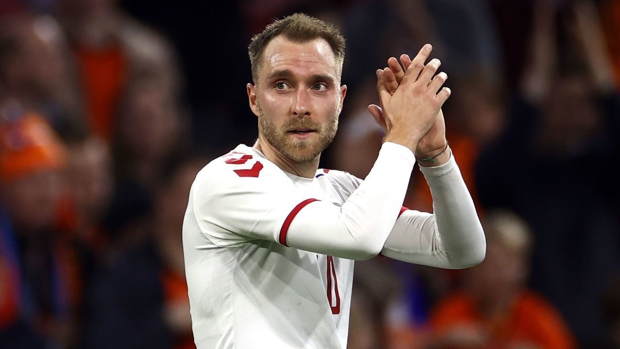AMSTERDAM - Christian Eriksen of Denmark after the friendly match between the Netherlands and Denmark at the Johan Cruijff ArenA on March 26, 2022 in Amsterdam, Netherlands. KOEN VAN WEEL