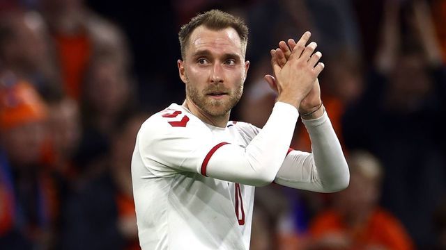 AMSTERDAM - Christian Eriksen of Denmark after the friendly match between the Netherlands and Denmark at the Johan Cruijff ArenA on March 26, 2022 in Amsterdam, Netherlands. KOEN VAN WEEL
