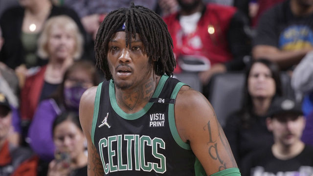 SACRAMENTO, CA - MARCH 18: Robert Williams III #44 of the Boston Celtics looks on during the game against the Sacramento Kings on March 18, 2022 at Golden 1 Center in Sacramento, California. NOTE TO USER: User expressly acknowledges and agrees that, by downloading and or using this photograph, User is consenting to the terms and conditions of the Getty Images Agreement. Mandatory Copyright Notice: Copyright 2022 NBAE