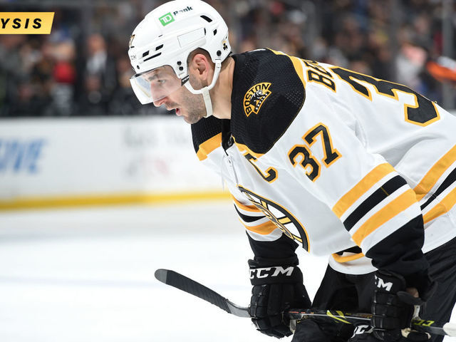 Selke Trophy king Patrice Bergeron is crafting a season for the ages