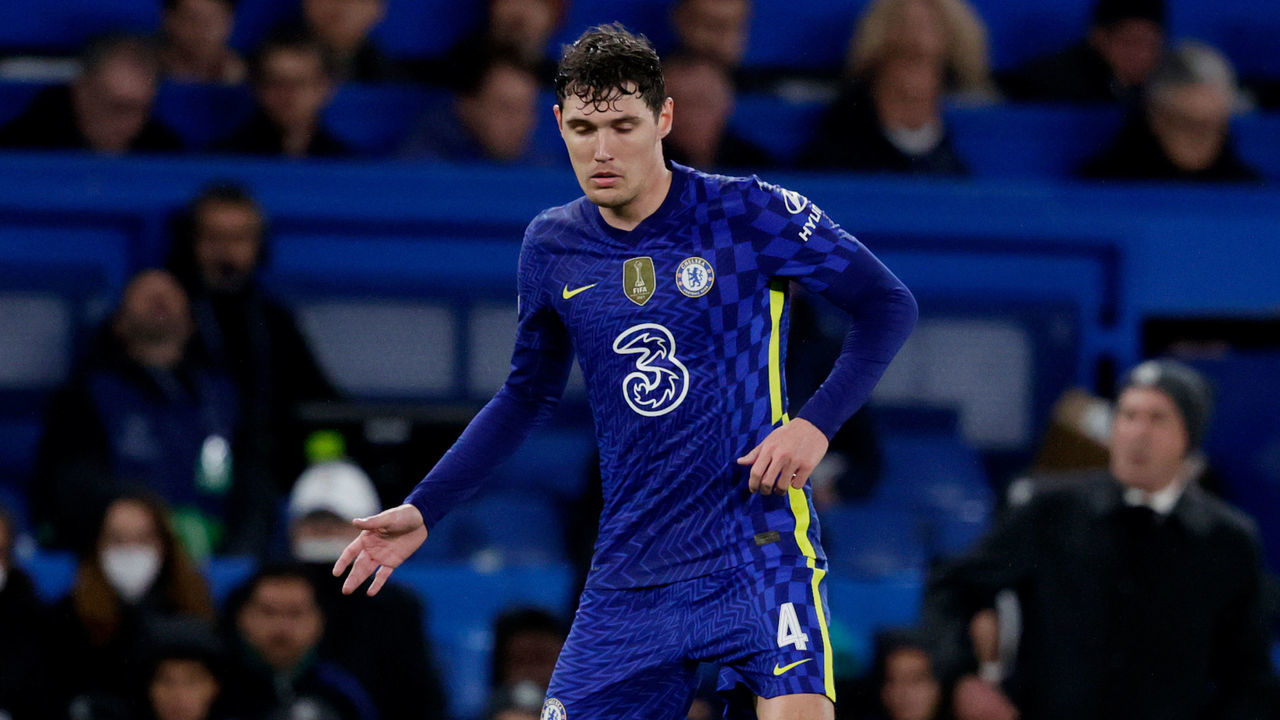 LONDON, UNITED KINGDOM - APRIL 6: Andreas Christensen of Chelsea during the UEFA Champions League match between Chelsea v Real Madrid at the Stamford Bridge on April 6, 2022 in London United Kingdom