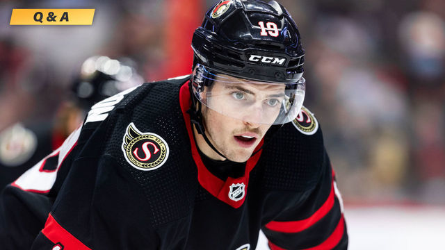 Batherson on breaking through, supporting Stutzle, and the Sens' future