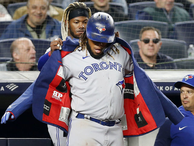 Matt Chapman of the Toronto Blue Jays gets the home run jacket from News  Photo - Getty Images