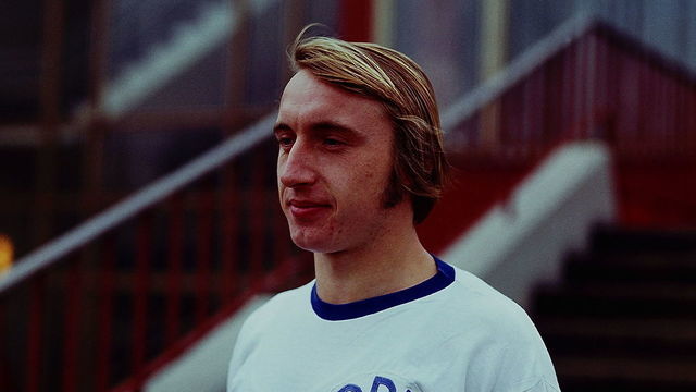 (GERMANY OUT) 1974 FIFA World Cup in Germany Joachim Streich * 13.04.1951 - Football player, member of the East German national team Portrait of Joachim Streich before the World Cup - 1974