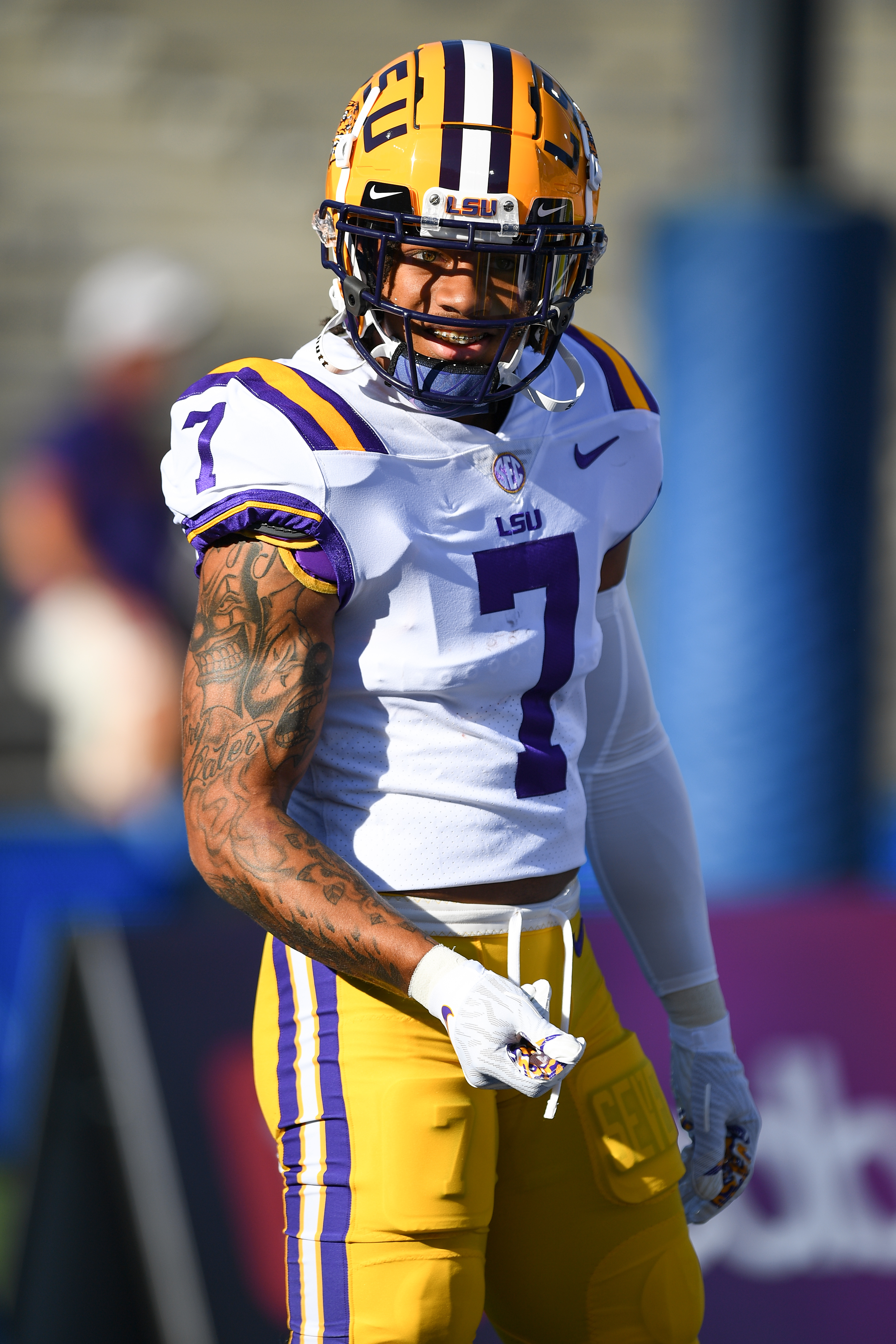 LSU's Derek Stingley Jr. plays for grandpa - the late Darryl Stingley