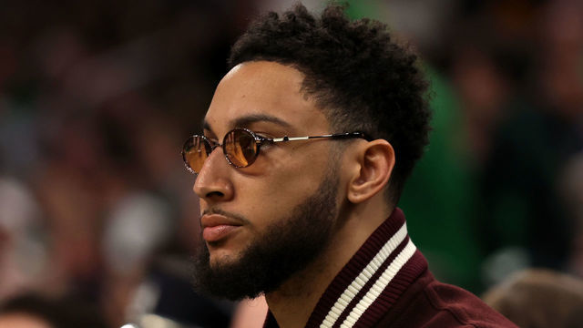 BOSTON, MASSACHUSETTS - APRIL 17: Ben Simmons #10 of the Brooklyn Nets looks on from the bench during the first quarter of Round 1 Game 1 of the 2022 NBA Eastern Conference Playoffs at TD Garden on April 17, 2022 in Boston, Massachusetts.