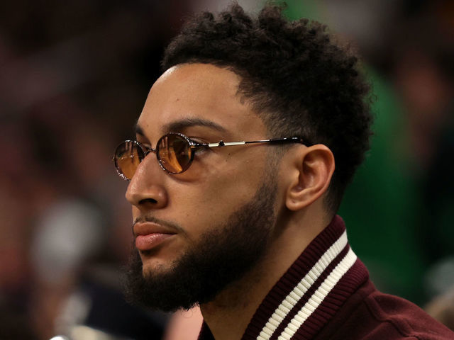 BOSTON, MASSACHUSETTS - APRIL 17: Ben Simmons #10 of the Brooklyn Nets looks on from the bench during the first quarter of Round 1 Game 1 of the 2022 NBA Eastern Conference Playoffs at TD Garden on April 17, 2022 in Boston, Massachusetts.