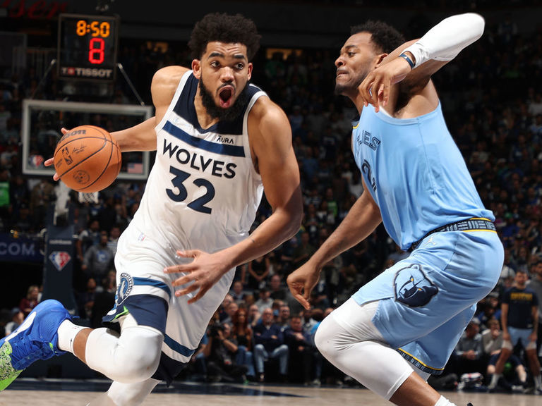 KAT sets playoff career-high as T-Wolves even up series with Grizzlies