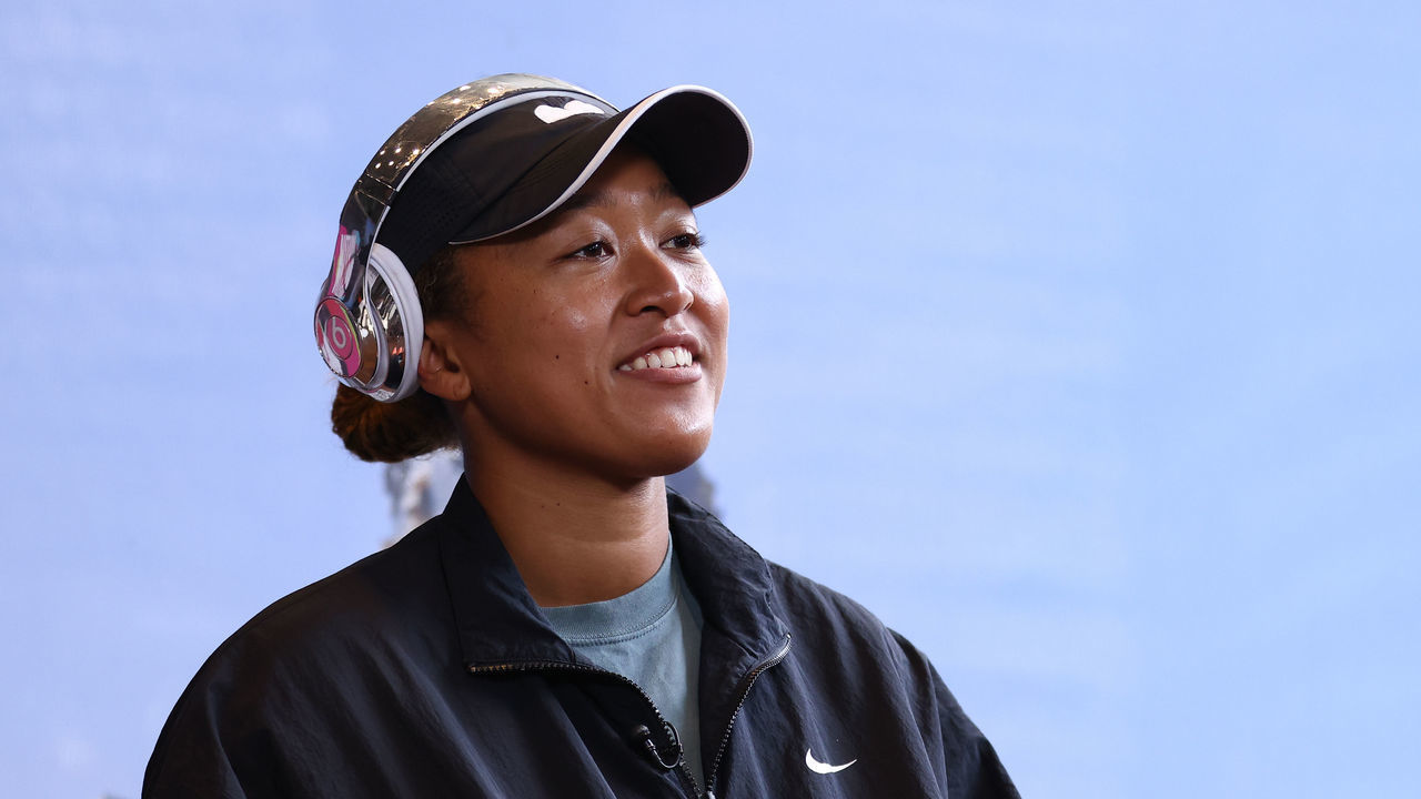 MADRID, SPAIN - APRIL 27: Naomi Osaka of Japan looks on during the Media Day of WTA during the Mutua Madrid Open 2022 celebrated at La Caja Magica on April 27, 2022, in Madrid, Spain.