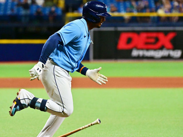 St. Petersburg, FL. USA; Tampa Bay Rays shortstop Wander Franco (5