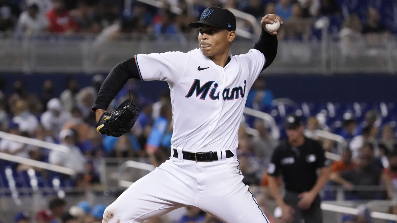 Jesus Luzardo of the Miami Marlins pitches against the New York News  Photo - Getty Images