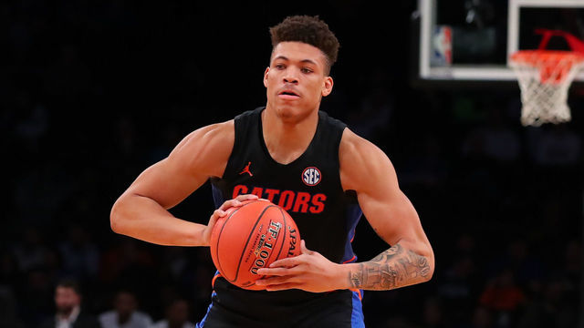 BROOKLYN, NY - DECEMBER 17: Florida Gators forward Keyontae Johnson (11) during the second half of the Air Force Reserve Basketball Hall of Fame college basketball game between the Providence Friars and the Florida Gators on December 17, 2019 at the Barclays Center in Brooklyn, NY.