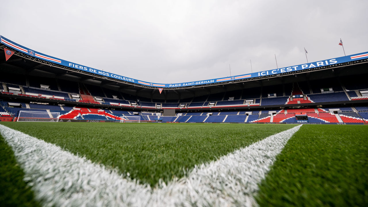 PARIS, FRANCE - MARCH 30: A general view prior to the UEFA Women's Champions League Quarter Final Second Leg match between Paris Saint-Germain and Bayern München at Parc des Princes on March 30, 2022 in Paris, France.