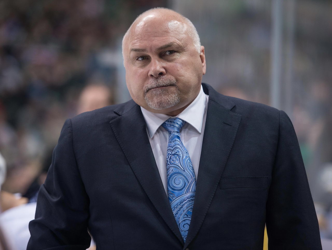 New Capitals coach Barry Trotz laughs 