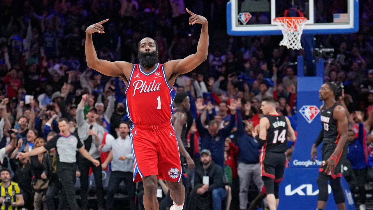 Joel Embiid (back), James Harden (hamstring) out against Heat