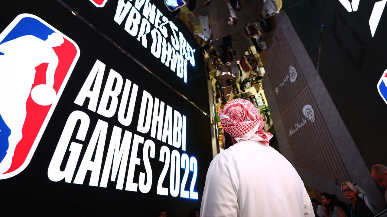 DUBAI, UNITED ARAB EMIRATES - MAY 10: A general view during The NBA Abu Dhabi Games 2022 Announcement at Dubai World Trade Centre on May 10, 2022 in Dubai, United Arab Emirates. The Department of Culture and Tourism – Abu Dhabi (DCT Abu Dhabi) and the National Basketball Association (NBA) announced that the Atlanta Hawks and the Milwaukee Bucks will play two preseason games at Etihad Arena on Yas Island in Abu Dhabi in The NBA Abu Dhabi Games 2022, marking the league’s first games in the UAE and the Arabian Gulf.