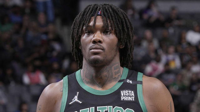 SACRAMENTO, CA - MARCH 18: Robert Williams III #44 of the Boston Celtics looks on during the game against the Sacramento Kings on March 18, 2022 at Golden 1 Center in Sacramento, California. NOTE TO USER: User expressly acknowledges and agrees that, by downloading and or using this photograph, User is consenting to the terms and conditions of the Getty Images Agreement. Mandatory Copyright Notice: Copyright 2022 NBAE