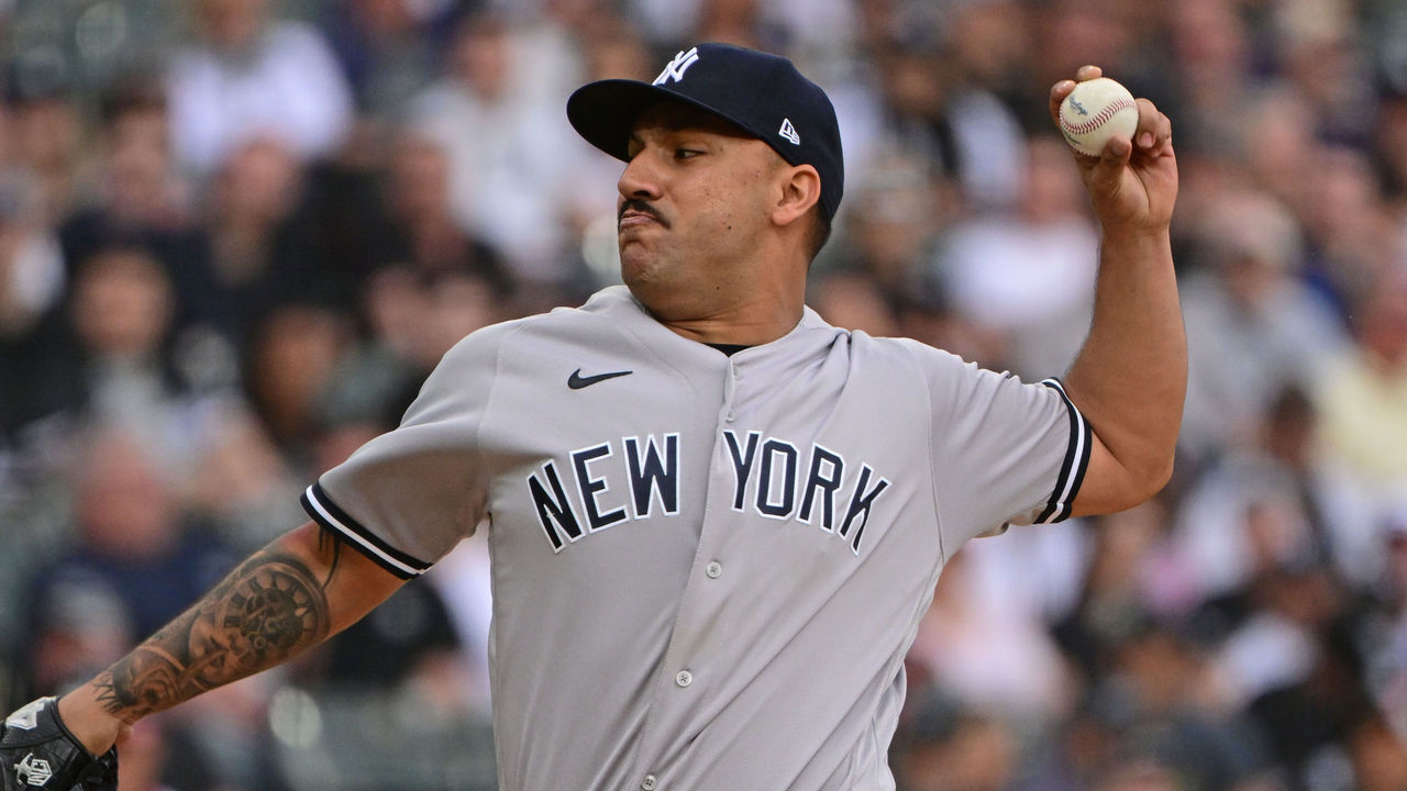 Nestor Cortes of the New York Yankees pitches during the first inning  News Photo - Getty Images