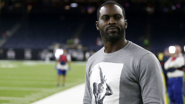 HOUSTON, TEXAS - DECEMBER 01: Former quarterback Michael Vick looks on prior to the game between the New England Patriots and the Houston Texans at NRG Stadium on December 01, 2019 in Houston, Texas.
