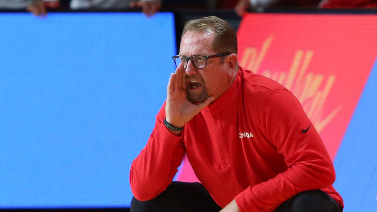 VICTORIA, BC â JUNE 29 : Head coach Nick Nurse of Canada gestures during FIBA Men's Olympic Qualifying Tournament Group A match between Greece and Canada in Victoria, British Columbia, Canada on June 29, 2021.