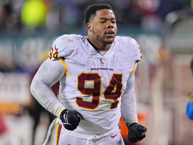 Daron Payne and Chase Young of the Washington Commanders pressure News  Photo - Getty Images