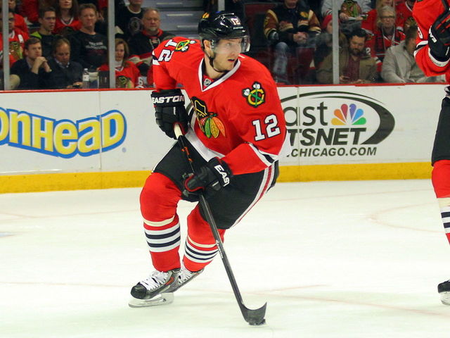 Blackhawks UFA Peter Regin signs with KHL club Jokerit