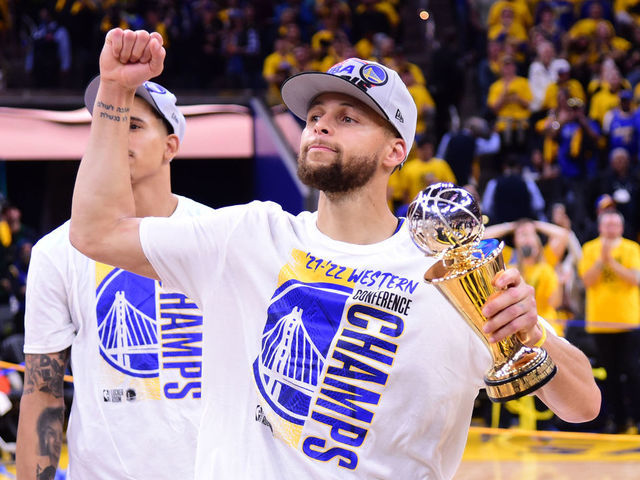 Curry wins 1st Magic Johnson Trophy for Western Conference finals MVP |  theScore.com