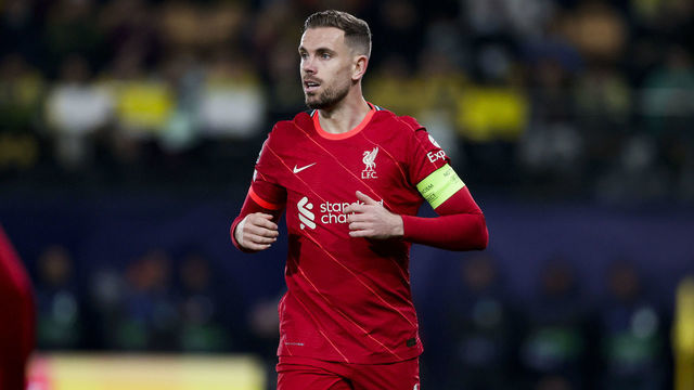 CASTELLON, SPAIN - MAY 3: Jordan Henderson of Liverpool FC during the UEFA Champions League match between Villarreal v Liverpool at the Estadio de la Ceramica on May 3, 2022 in Castellon Spain