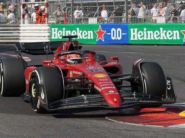 Charles Leclerc tops first practice for Ferrari at home grand prix