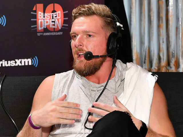 NEW YORK, NY - APRIL 06: Pat McAfee attends SiriusXM's "Busted Open" celebrating 10th Anniversary In New York City on the eve of WrestleMania 35 on April 6, 2019 in New York City.