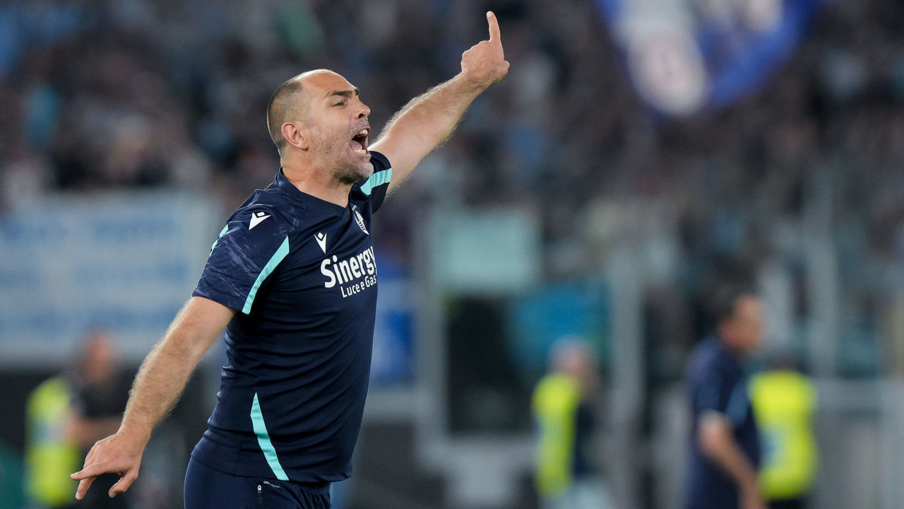 Igor Tudor manager of Hellas Verona gestures during the Serie A match between SS Lazio and Hellas Verona on May 21, 2022 in Rome, Italy.