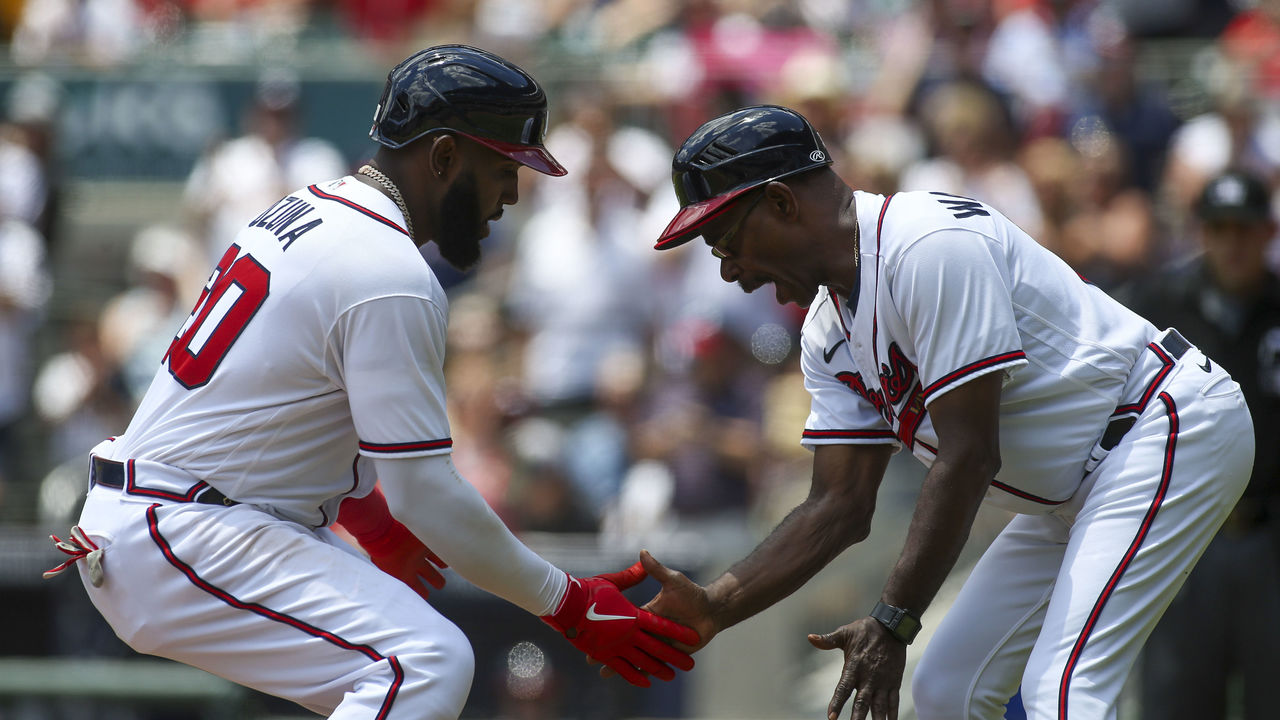 Marcell Ozuna, Ozzie Albies power Braves' offense in rout of