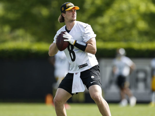 Kenny Pickett on the first day of OTAs