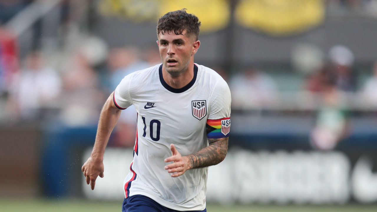 CINCINNATI, OH - JUNE 1: Christian Pulisic #10 of the United States men's national team during a friendly match against Morocco at TQL Stadium on June 1, 2022 in Cincinnati, Ohio.