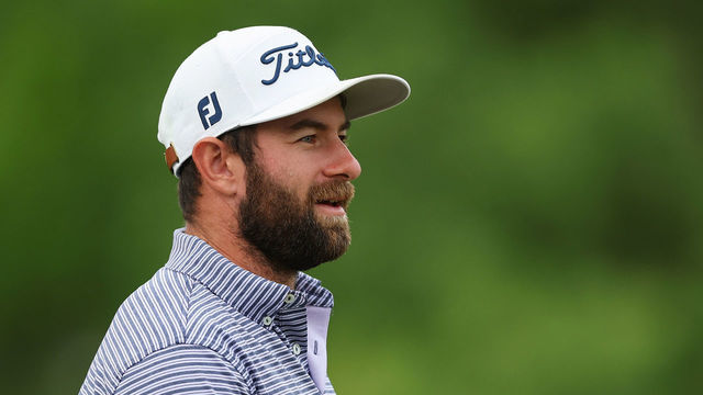 DUBLIN, OHIO - JUNE 02: Cameron Young of the United States looks on during the first round of the Memorial Tournament presented by Workday at Muirfield Village Golf Club on June 02, 2022 in Dublin, Ohio.