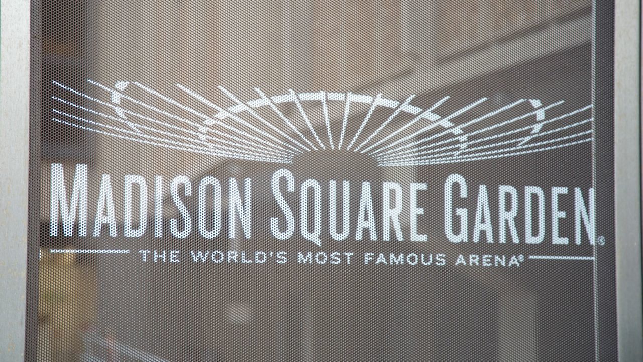 Madison Square Garden MSG, a multipurpose sports and concert arena located above metro Penn / Pennsylvania Station in the Chelsea neighborhood of Manhattan between 7th and 8th avenue, New York City NYC in the United States. Nowadays it is home to the New York Rangers of the National Hockey League - NHL and the New York Knicks of the National Basketball Association - NBA