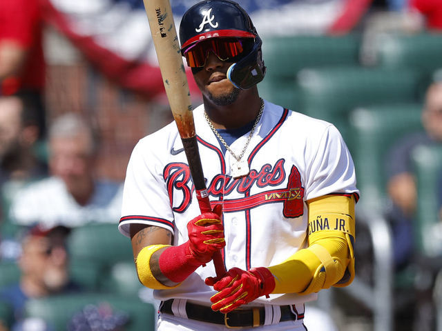 ATLANTA, GA - JULY 13: Atlanta Braves right fielder Ronald Acuna